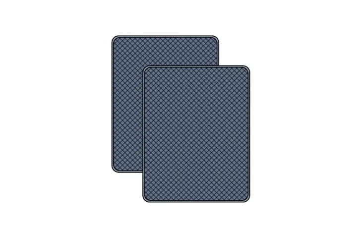 Huck double pack towel