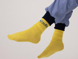 Cleanroom yellow socks